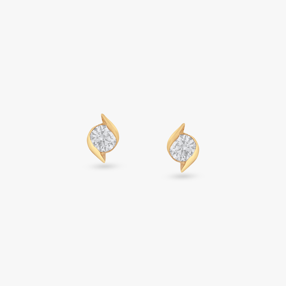 

Swirl Embrace Diamond Stud Earrings