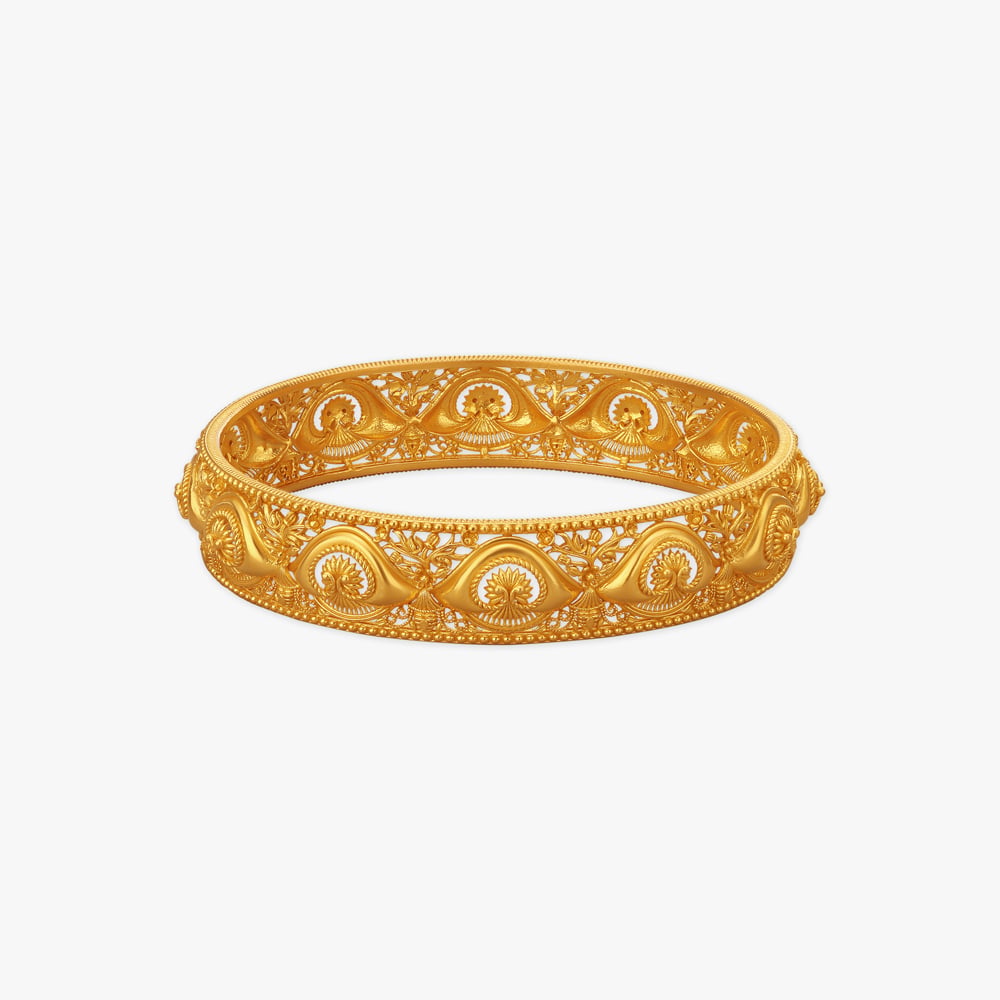 Regal Journey Antique Finish Bangle,,hi-res image number null