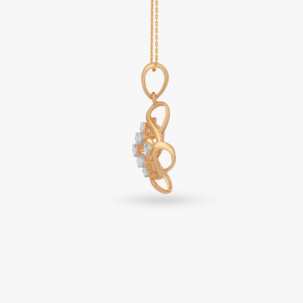 Orbit Weave Diamond Pendant,,hi-res image number null