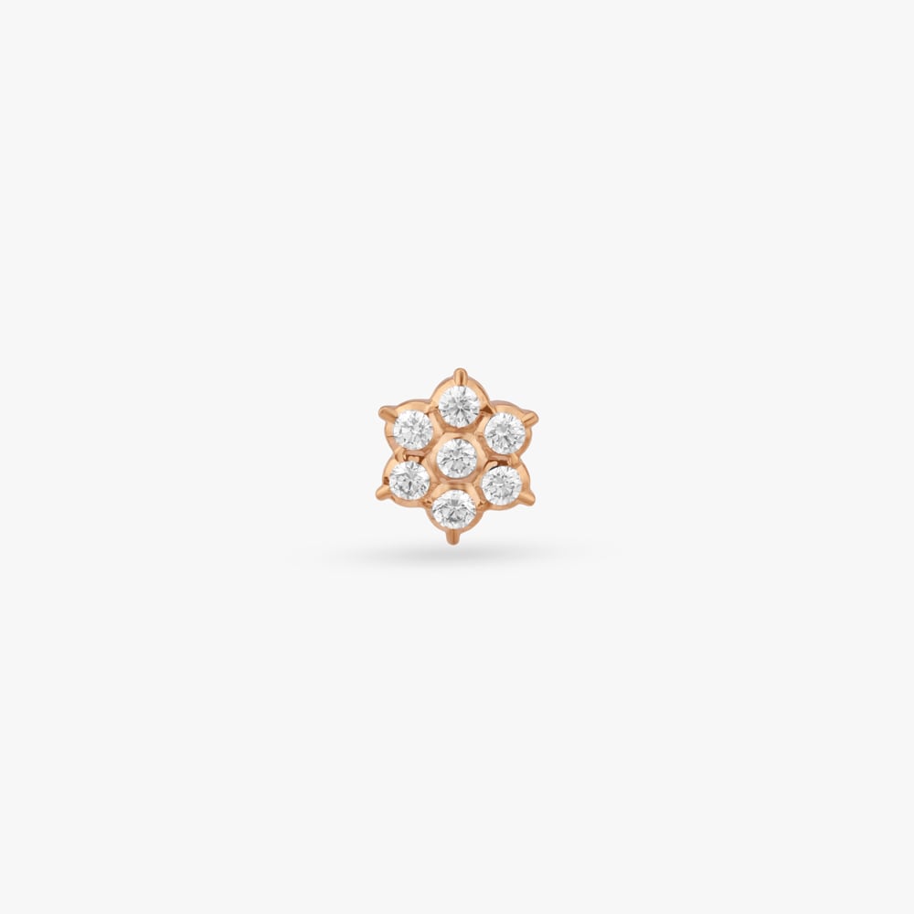 Sparkle Burst Diamond Nose Pin,,hi-res image number null