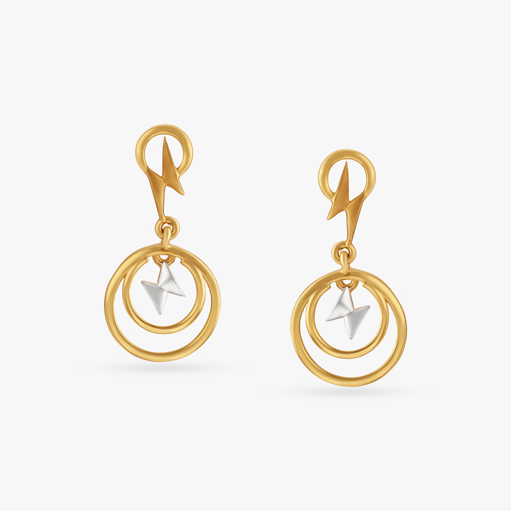 Contemporary Thunder Drop Earrings,,hi-res image number null