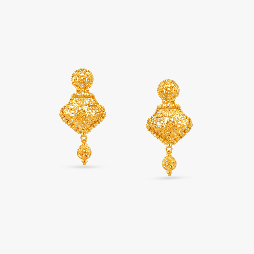 Grandeur Weave Gold Necklace Set,,hi-res image number null