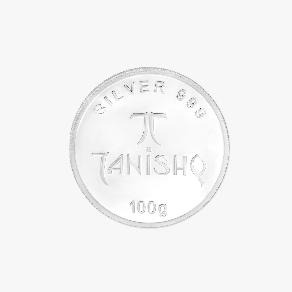 100 Grams Lord Ganesha Silver Coin,,hi-res image number null