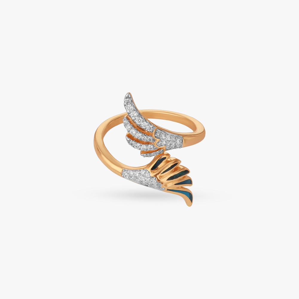 Winged Arc Diamond Ring,,hi-res image number null