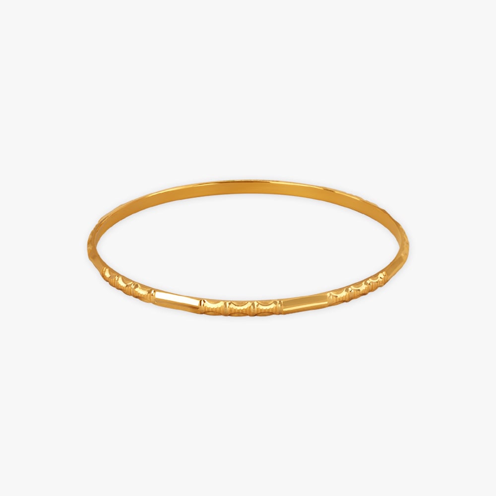 Gleaming Delight Gold Bangles,,hi-res image number null