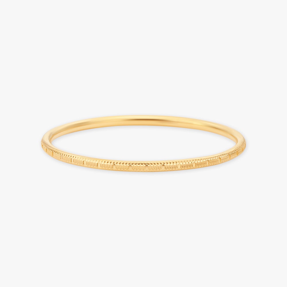 

Subtle Shine Gold Bangles