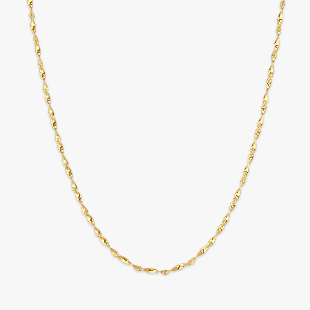 Mini Spiral Gold Chain,,hi-res image number null