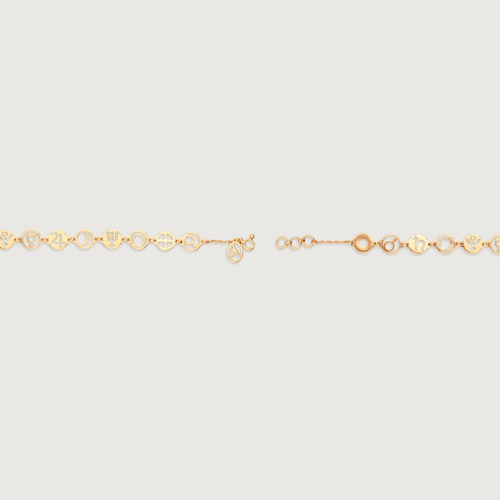 Planetary Splendour 14KT Bracelet,,hi-res image number null