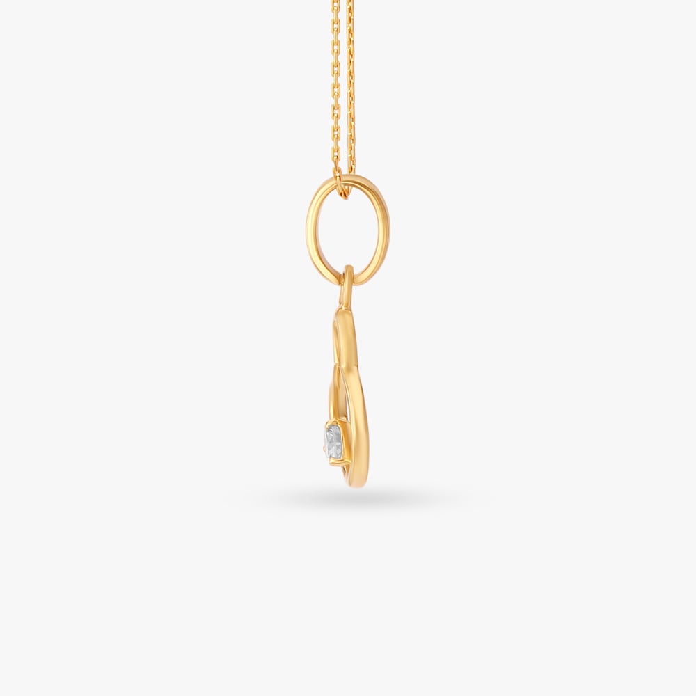 Cute Teddy Bear Diamond Pendant for Kids,,hi-res image number null