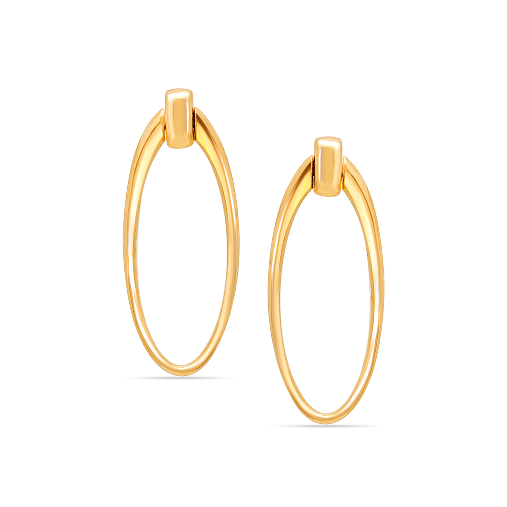 14KT Yellow Gold Bold And Beautiful Drop Earrings,,hi-res image number null