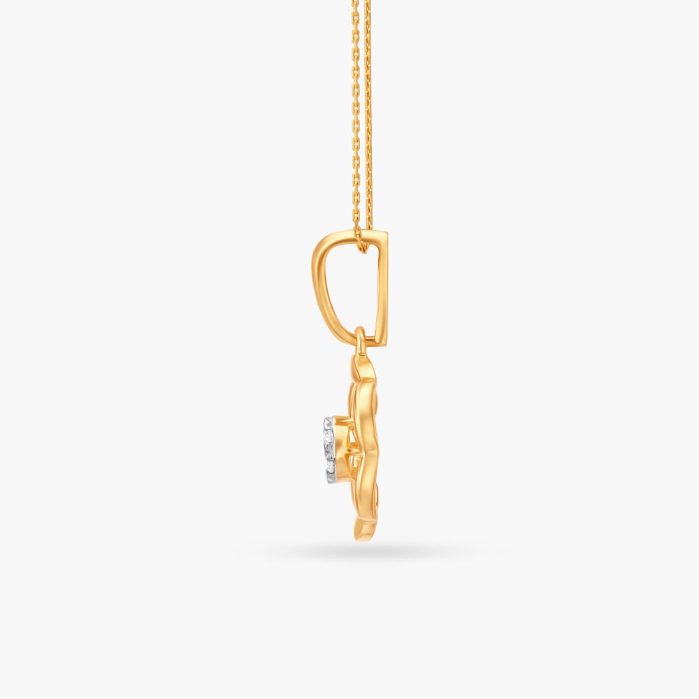 Circular Diamond Pendant,,hi-res image number null