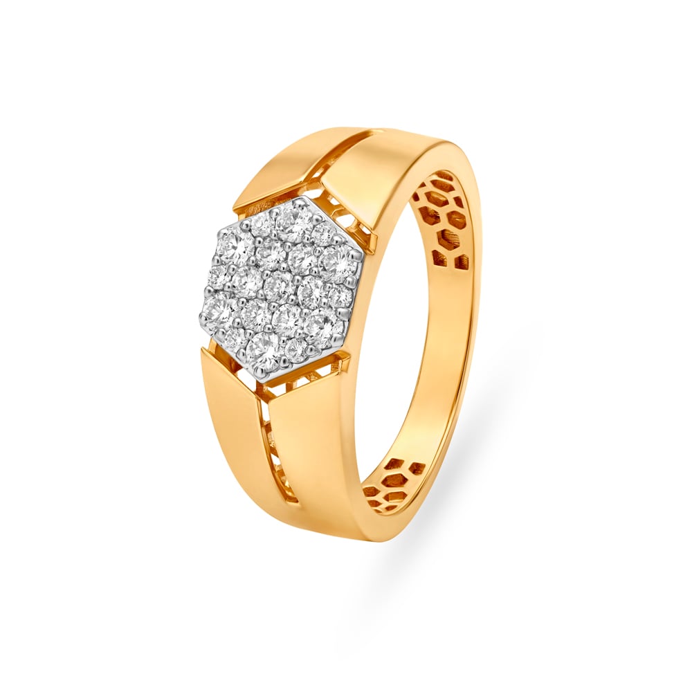 Casting Gold Finger Ring for Men,,hi-res image number null