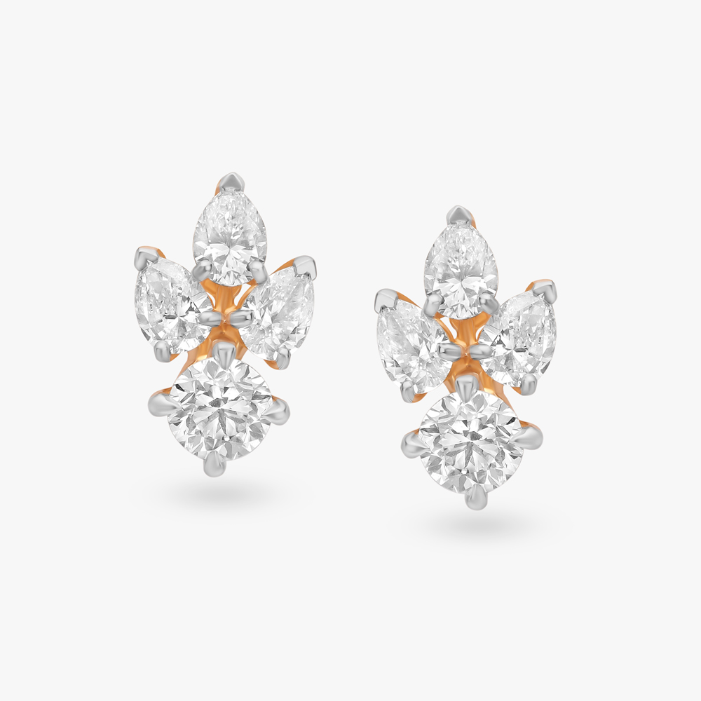 Dazzling Allure Stud Earrings
