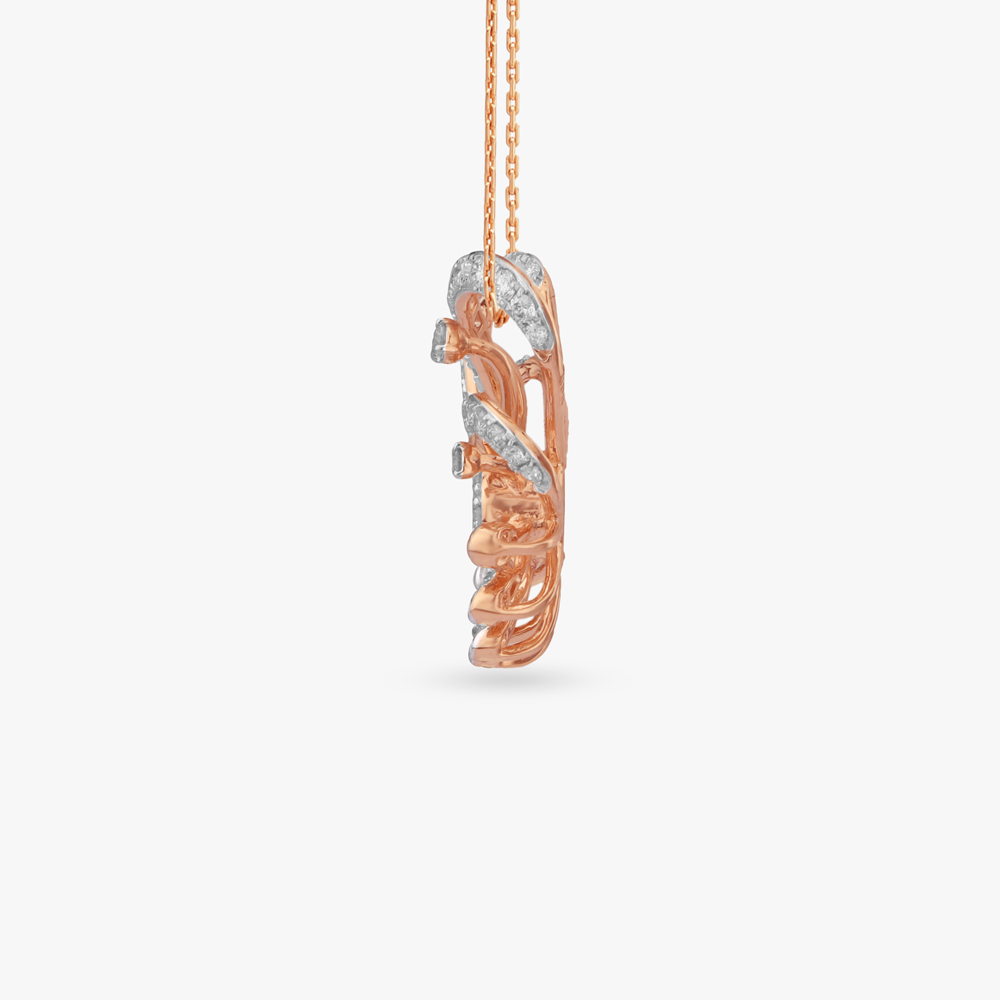 Bloom Arc Diamond Pendant and Earrings Set,,hi-res image number null