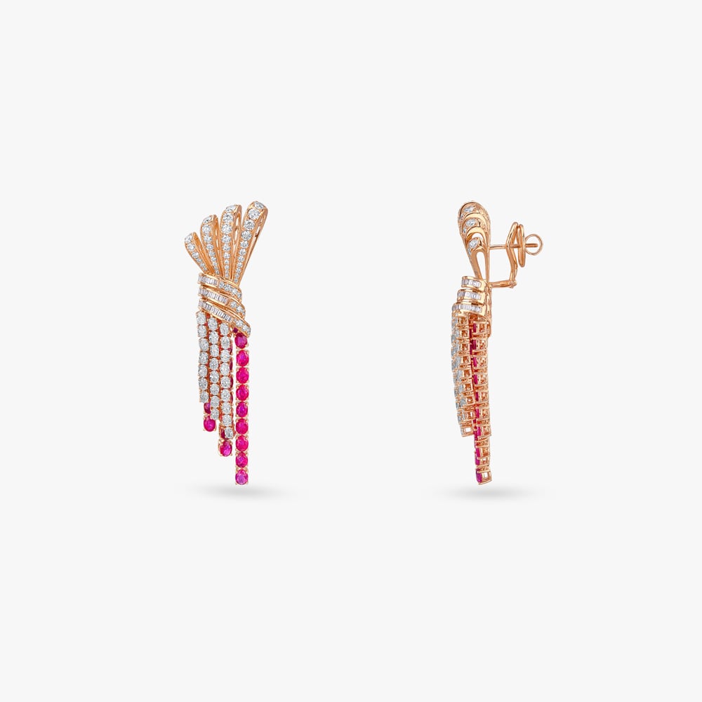 Comet Symphony Diamond Necklace Set,,hi-res image number null
