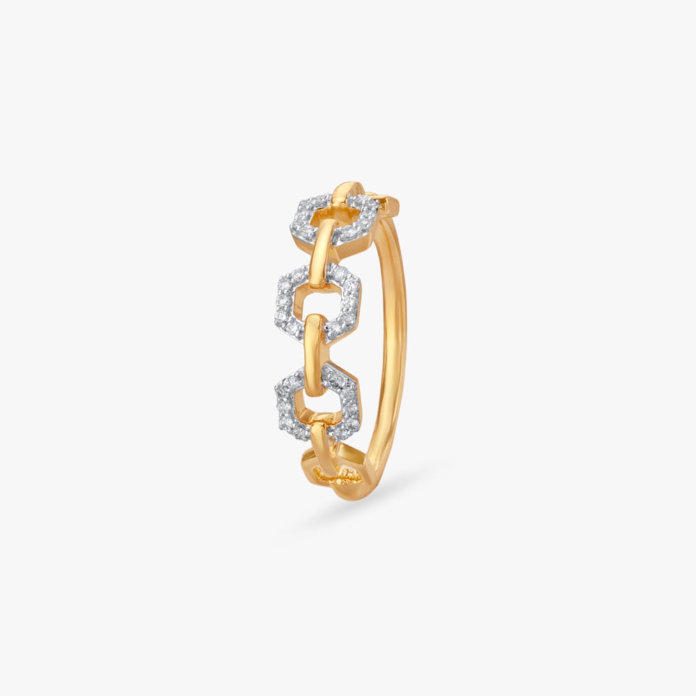Structured Sparkle Diamond Ring,,hi-res image number null