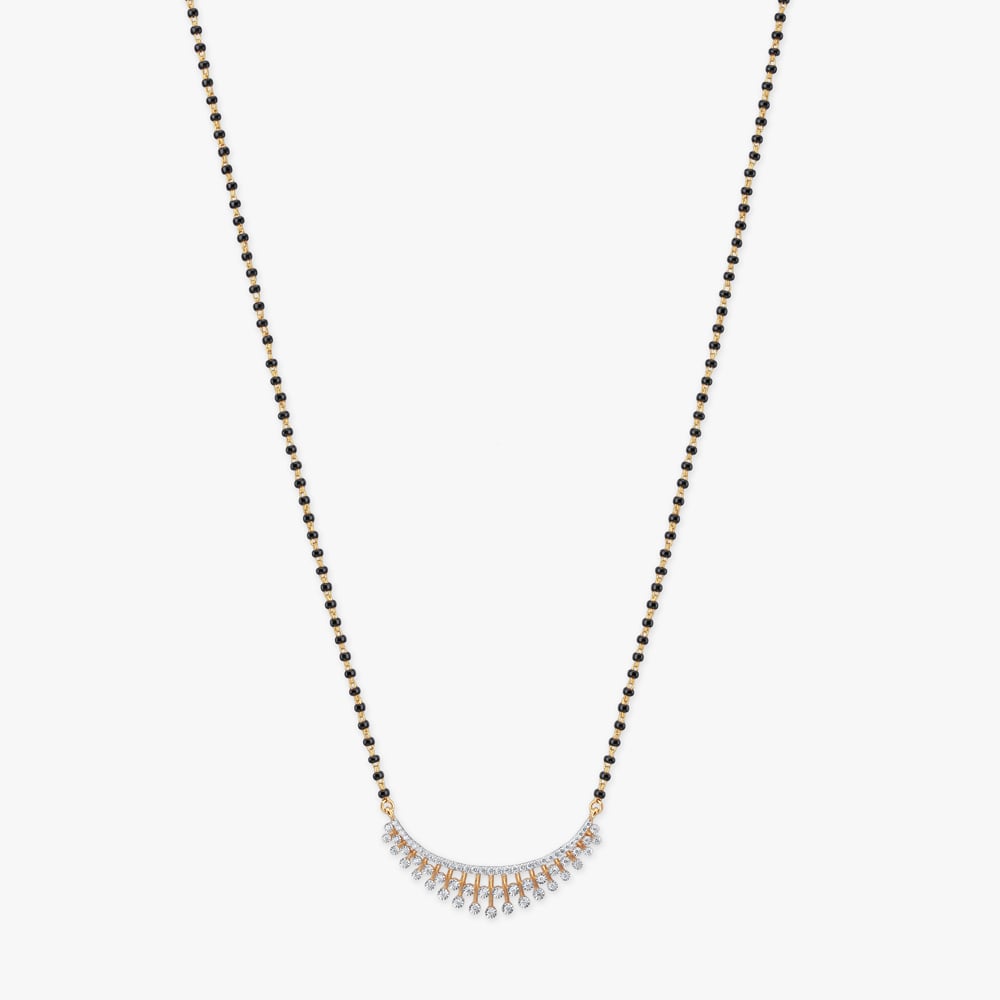 Dancing Drops Diamond Mangalsutra,,hi-res image number null