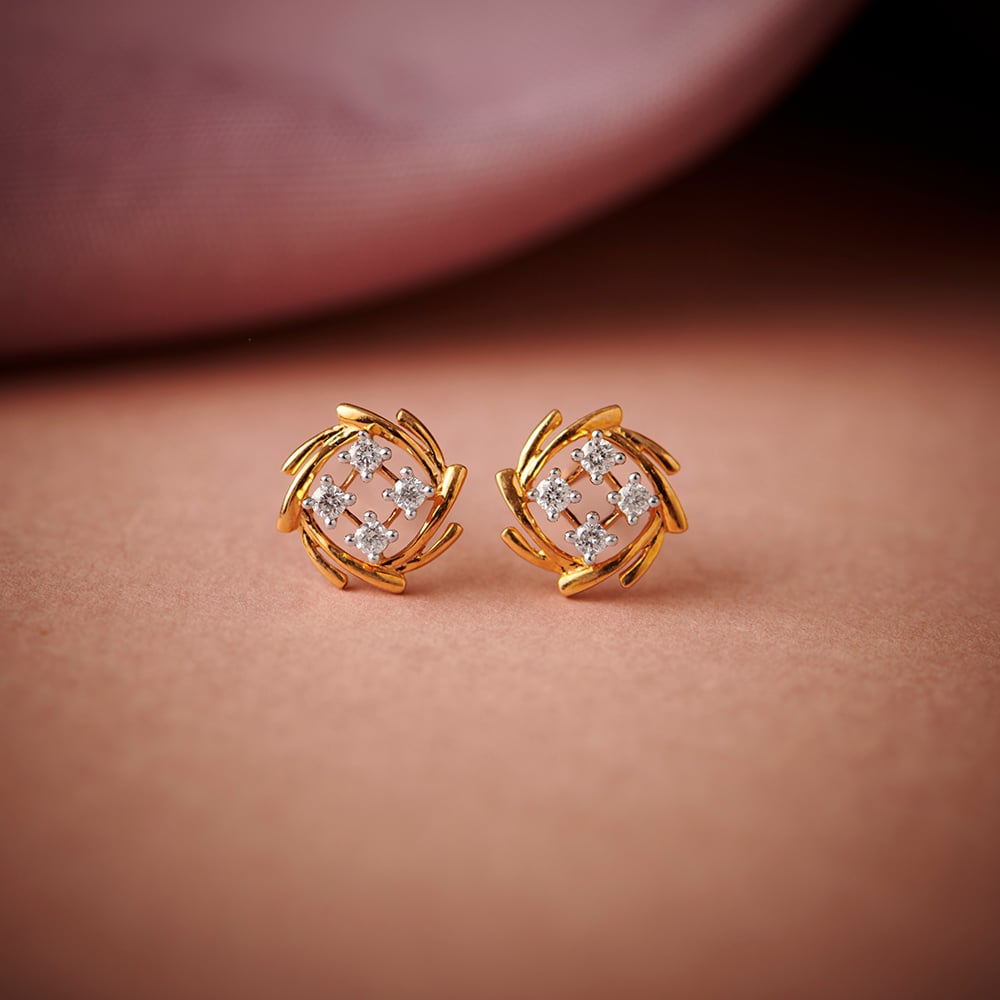 

Tiny Radiance Diamond Stud Earrings