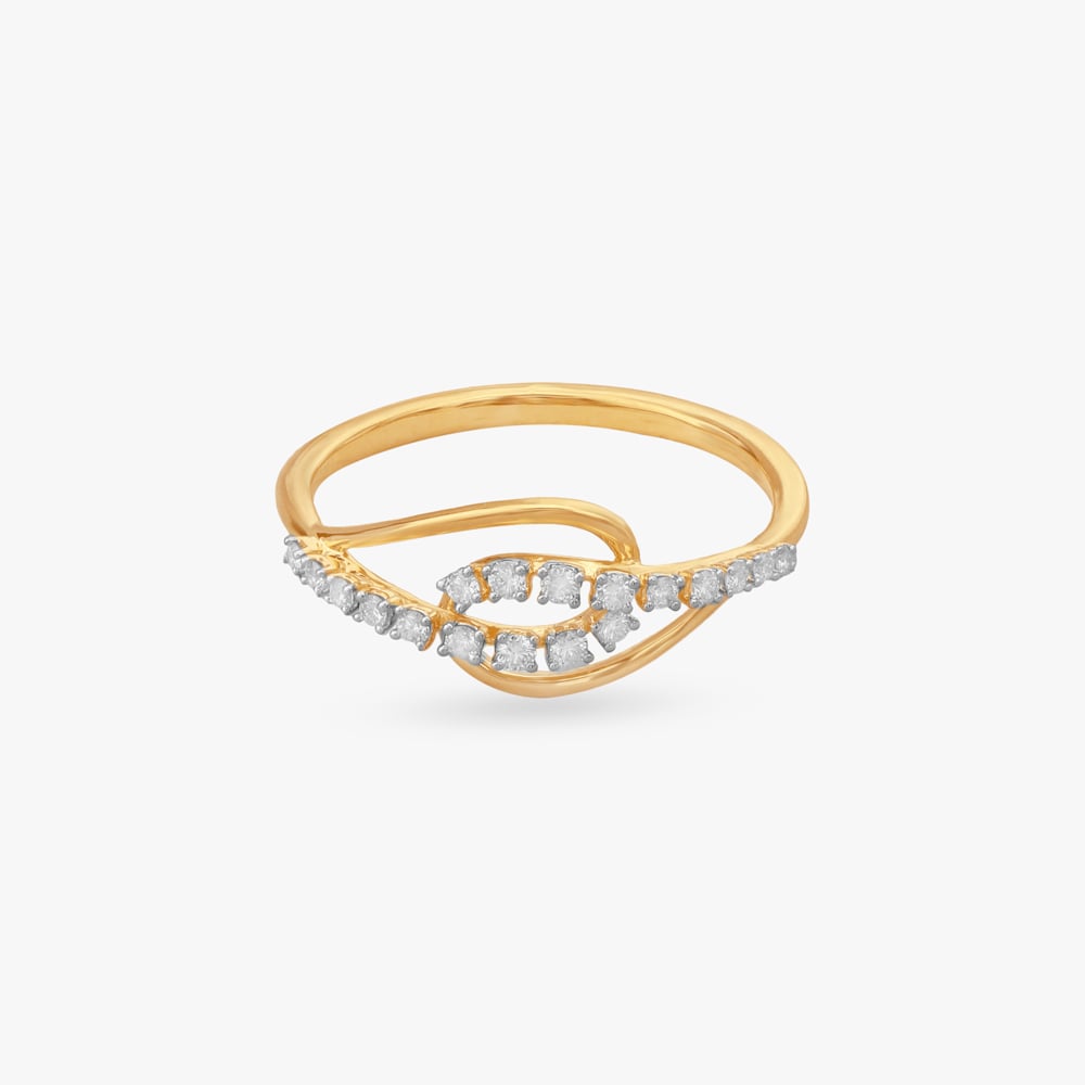 Sleek Whisper Diamond Finger Ring,,hi-res image number null