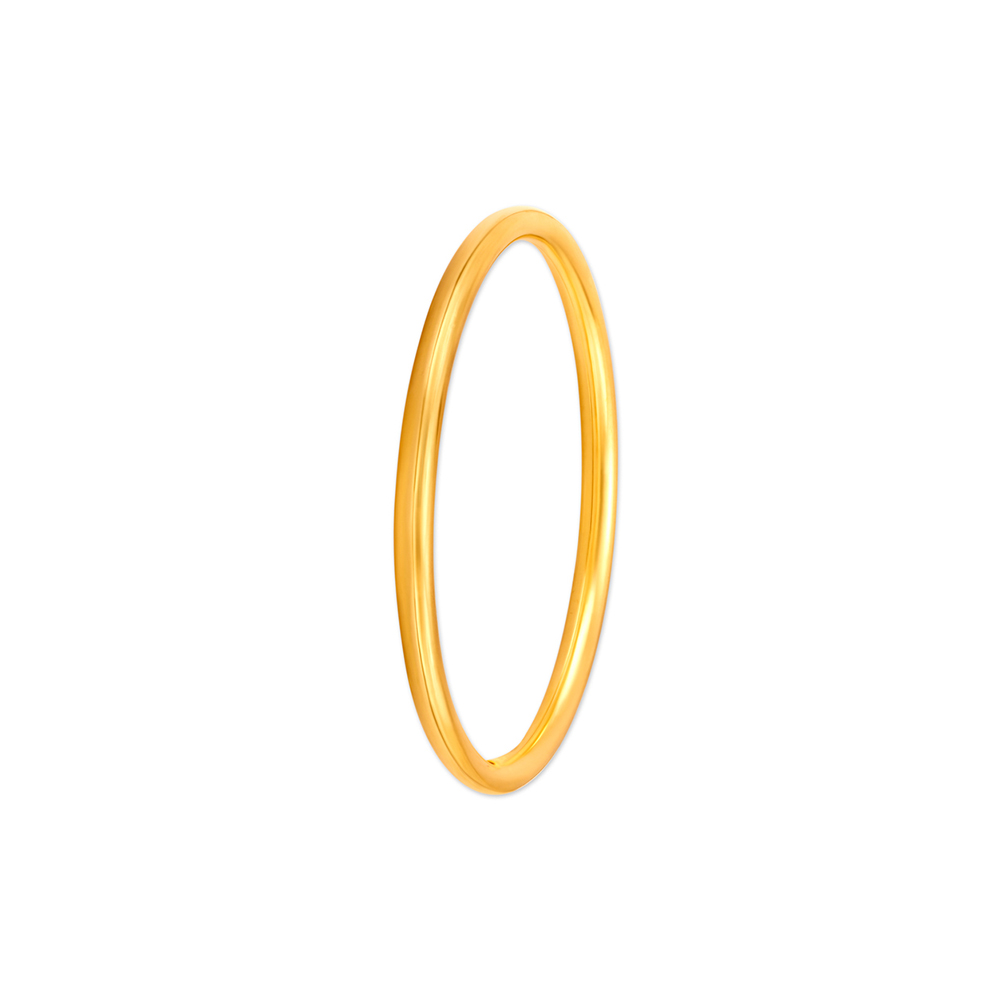 Sleek Gold Bangle for Kids,,hi-res image number null
