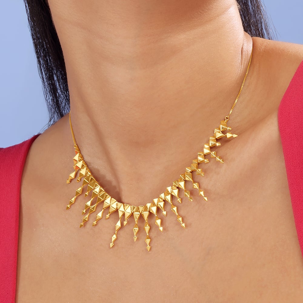 Bold Radiant Gold Necklace,,hi-res image number null