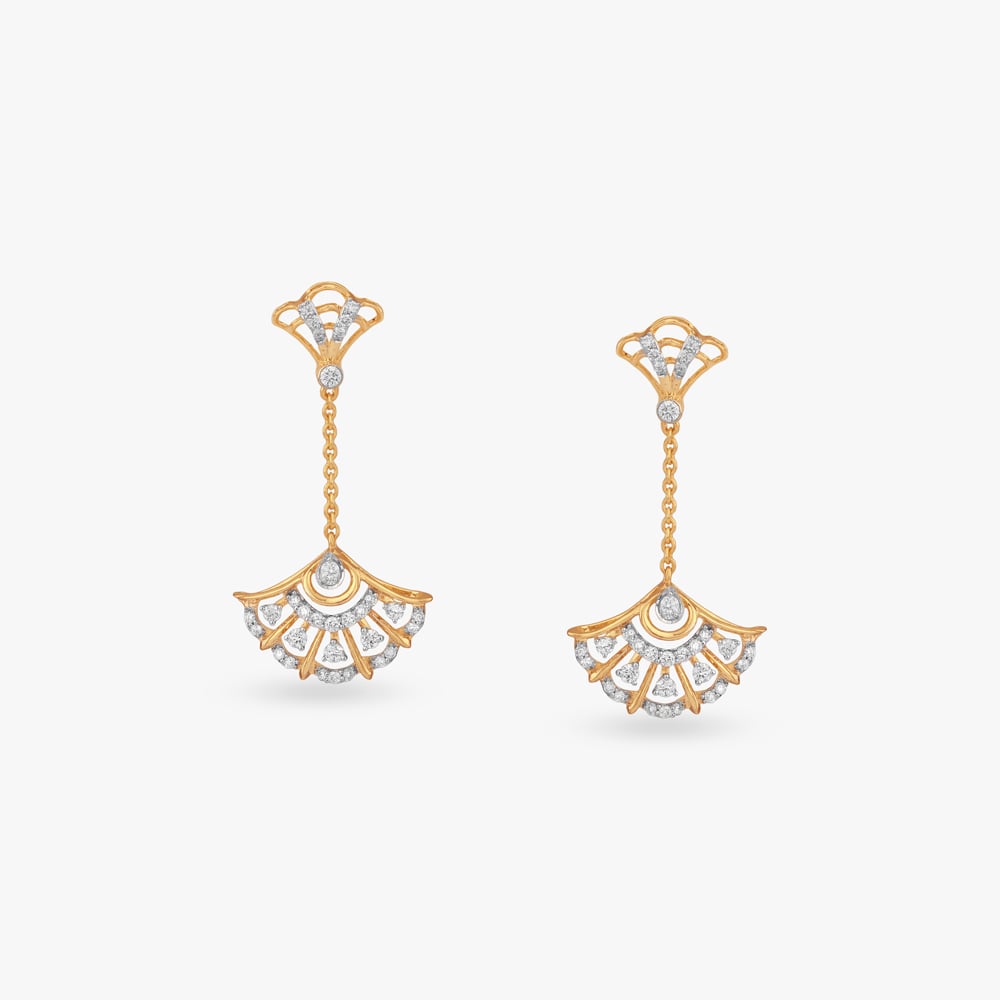 

Luminous Swing Diamond Drop Earrings