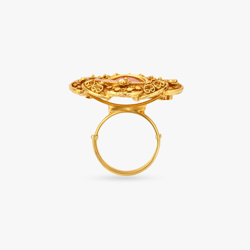 Sunrise Serenade Gold Finger Ring,,hi-res image number null