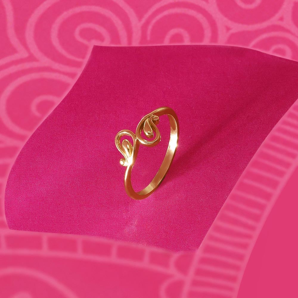 Twisty Charm Gold Ring,,hi-res image number null