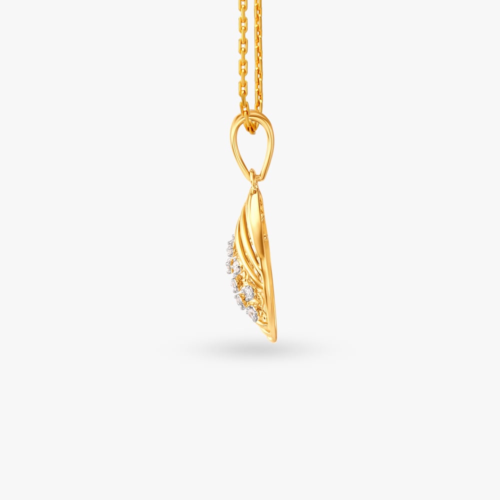 Lustrous Weave Diamond Pendant,,hi-res image number null