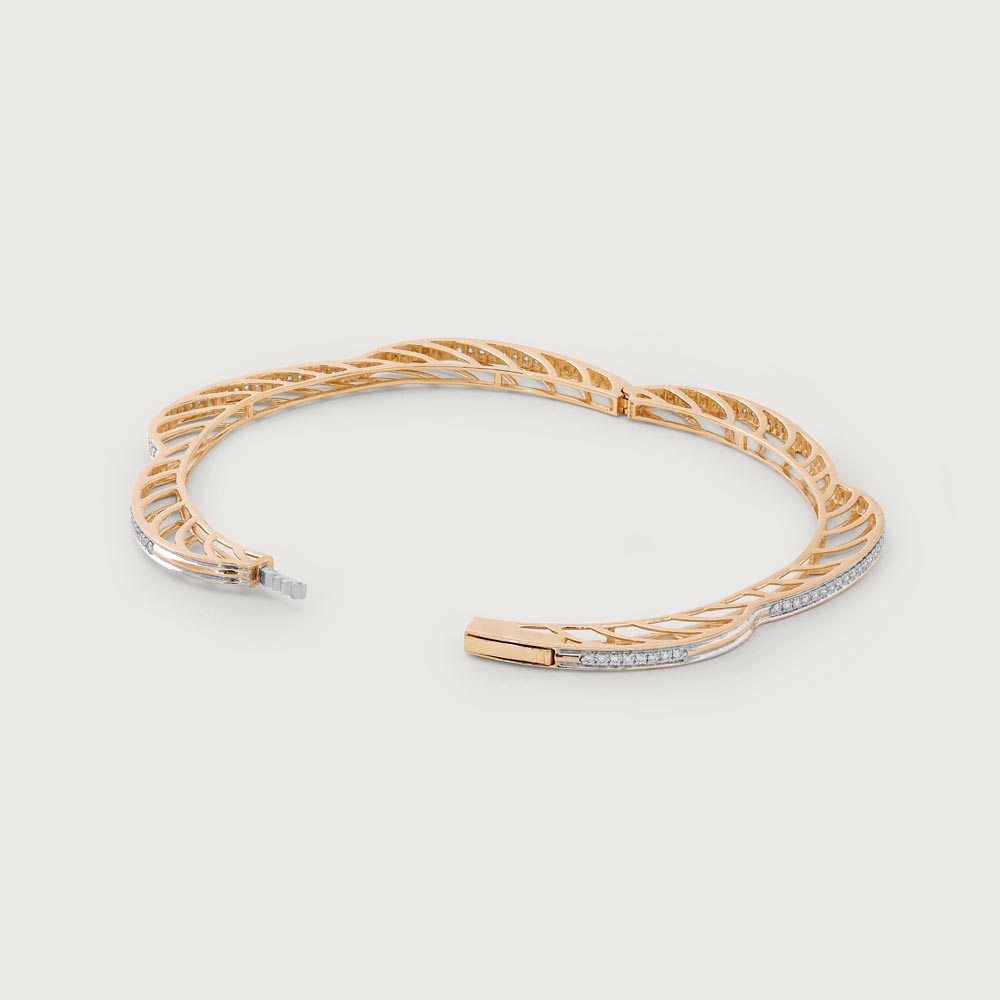 Shining Arch Diamond Bangle,,hi-res image number null