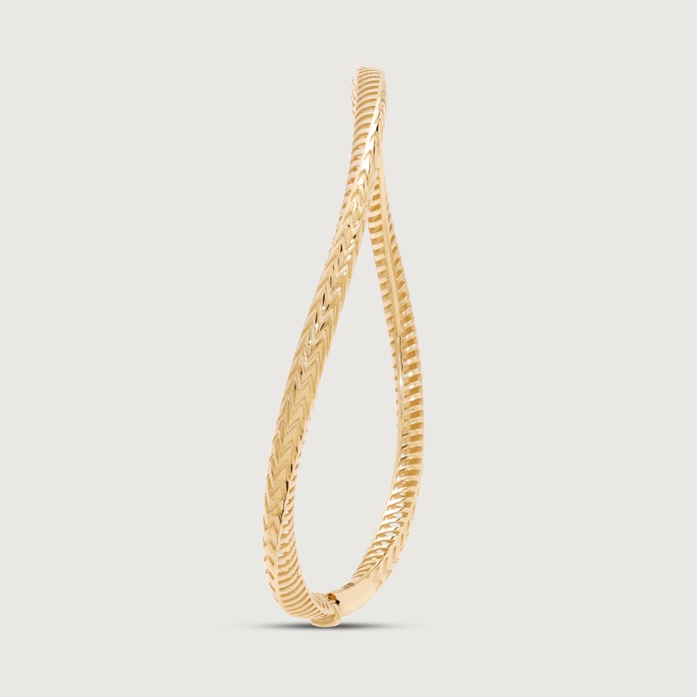 Fierce Weave Gold Bangle,,hi-res image number null