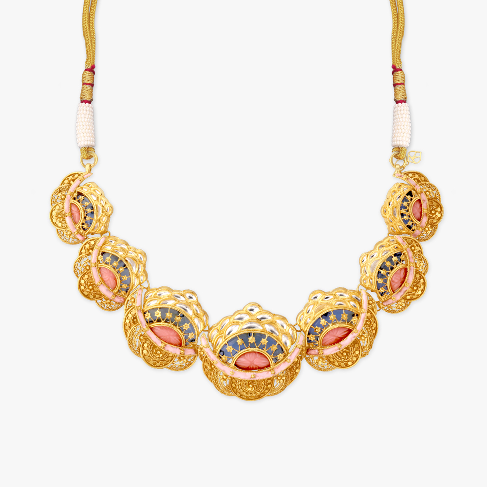 Dawn Blush Gold Necklace Set,,hi-res image number null