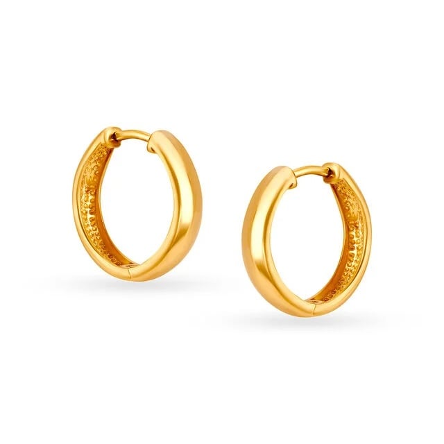 Elegant Gold Hoop Bali Earrings,,hi-res image number null