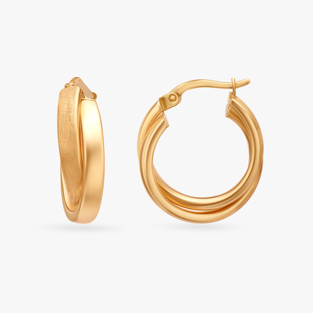 Chic Minimalist Hoop Earrings,,hi-res image number null