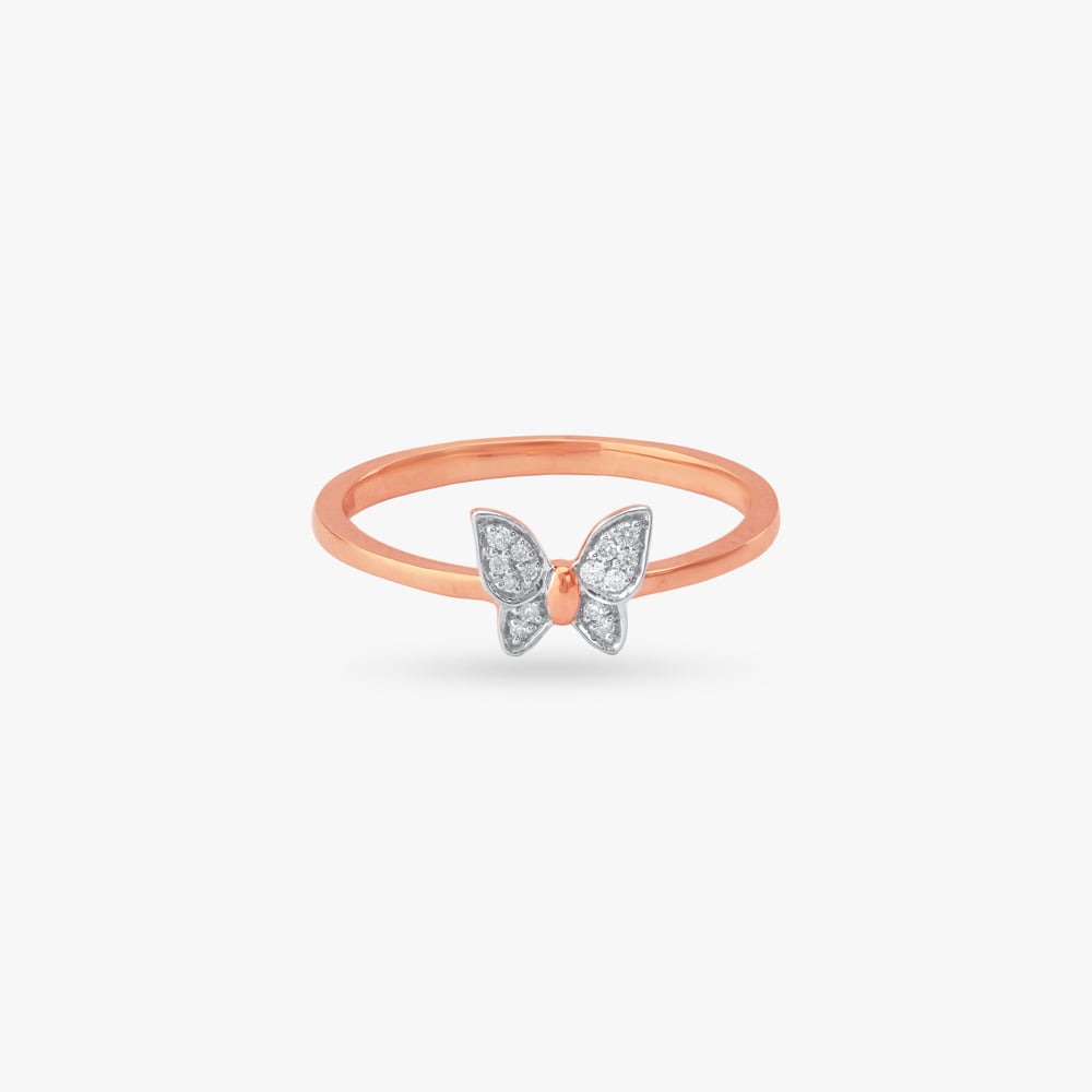 Butterfly Blush Diamond Ring,,hi-res image number null