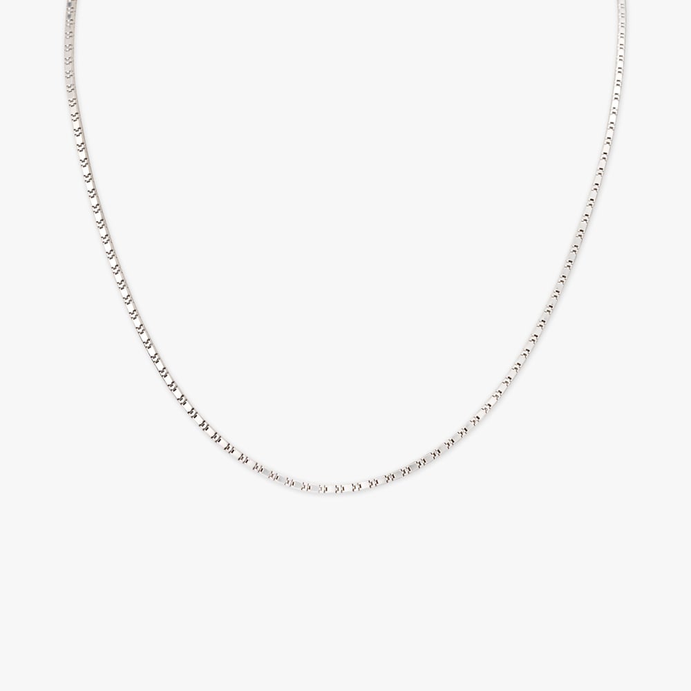 Sleek Box Platinum Chain,,hi-res image number null