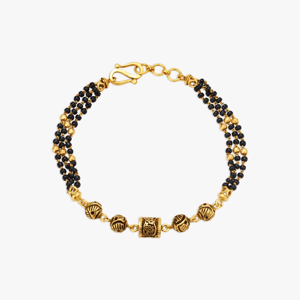 Poly-row Mangalsutra Bracelet,,hi-res image number null