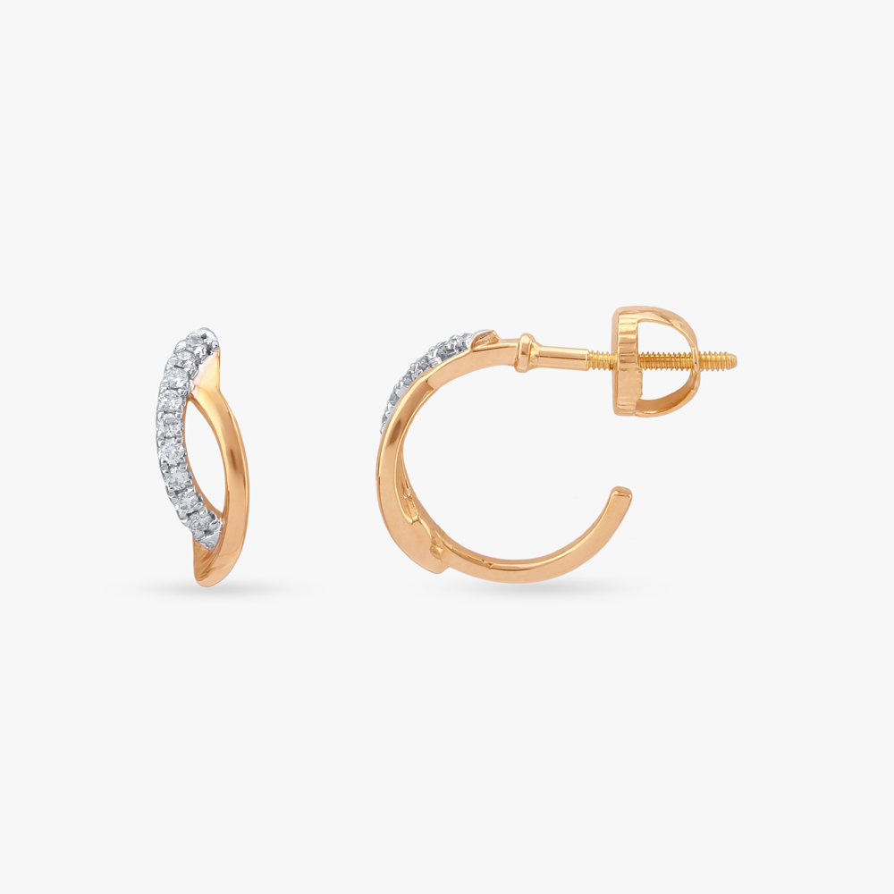 Sleek Charm Diamond Stud Earrings,,hi-res image number null