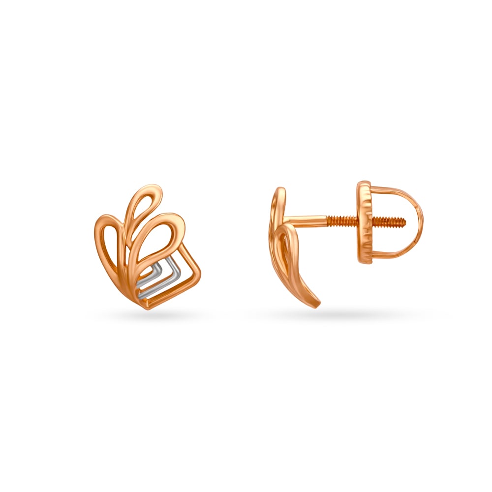 Traditional Sharp Stud Earrings,,hi-res image number null