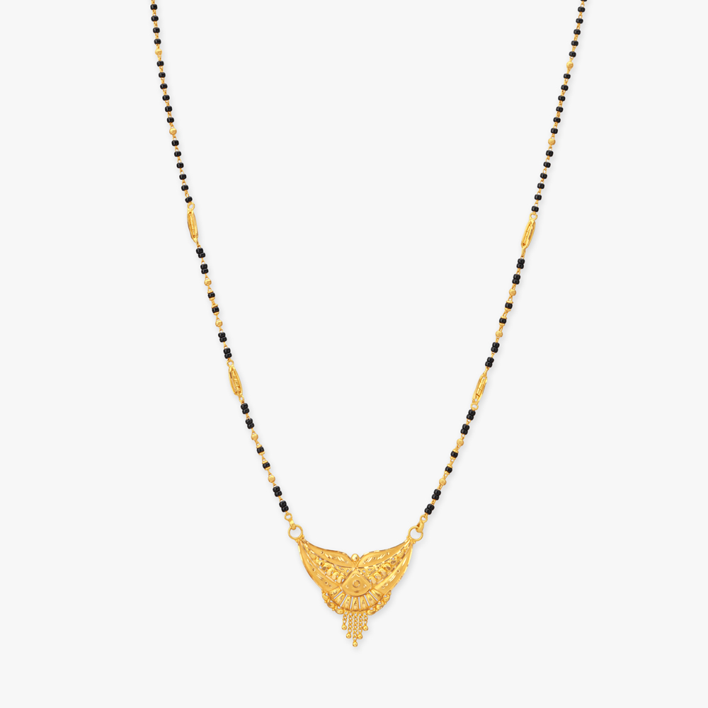 Heritage Crescent Gold Mangalsutra,,hi-res image number null