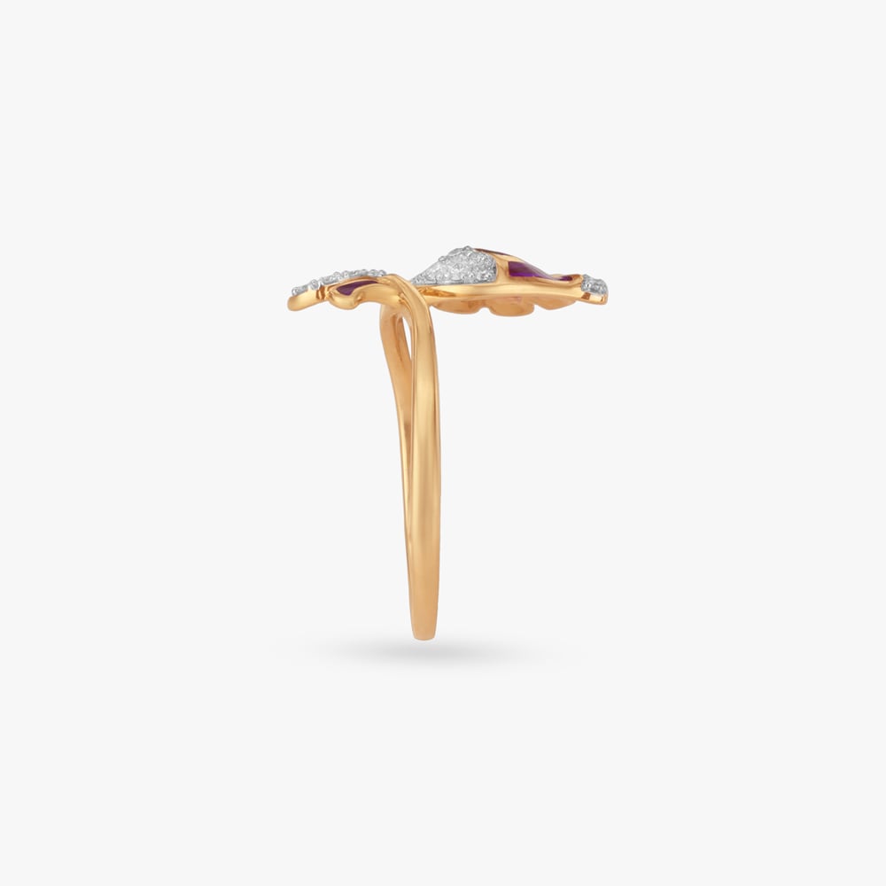 Flutter Wing Diamond Ring,,hi-res image number null
