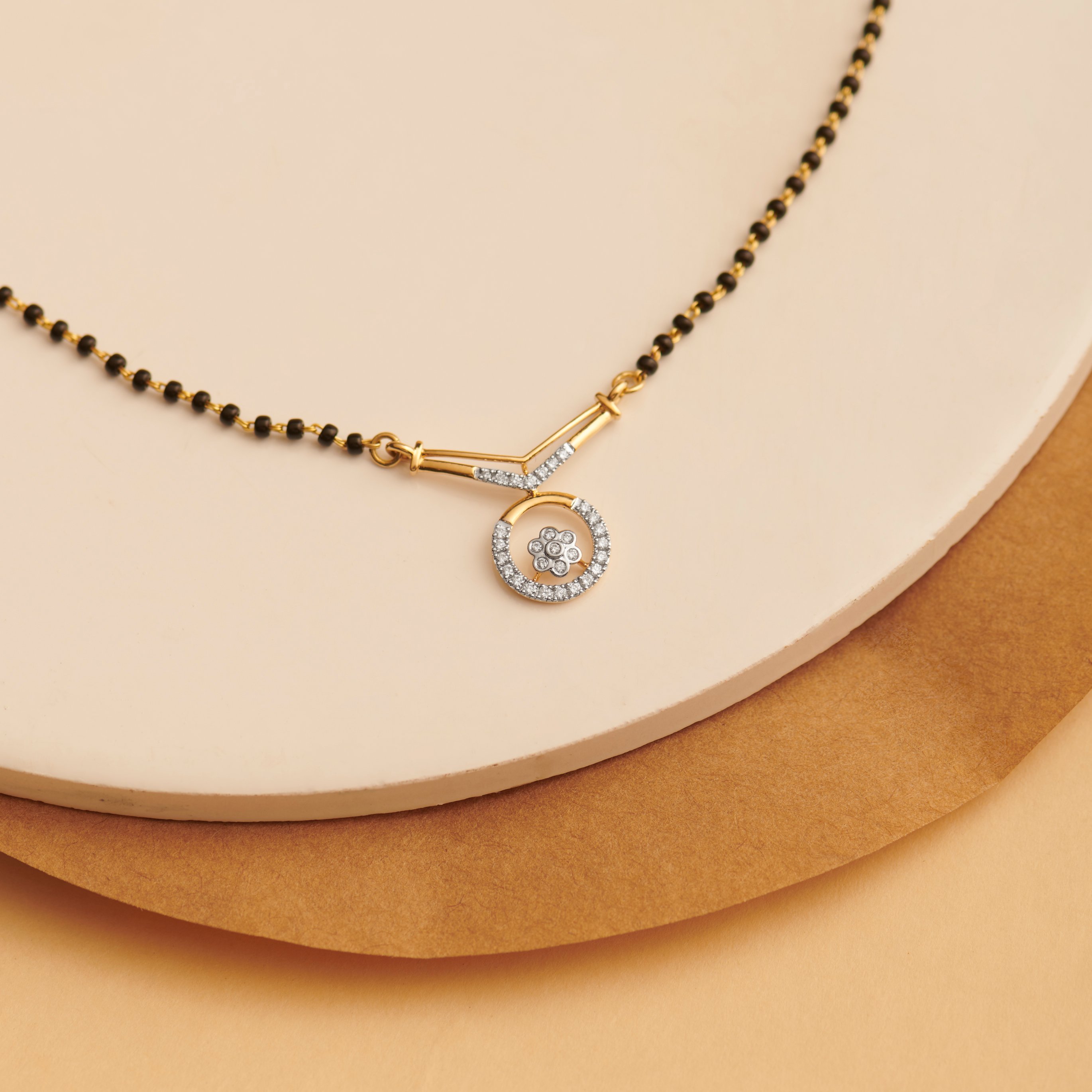 Classic Vow Diamond Mangalsutra,,hi-res image number null