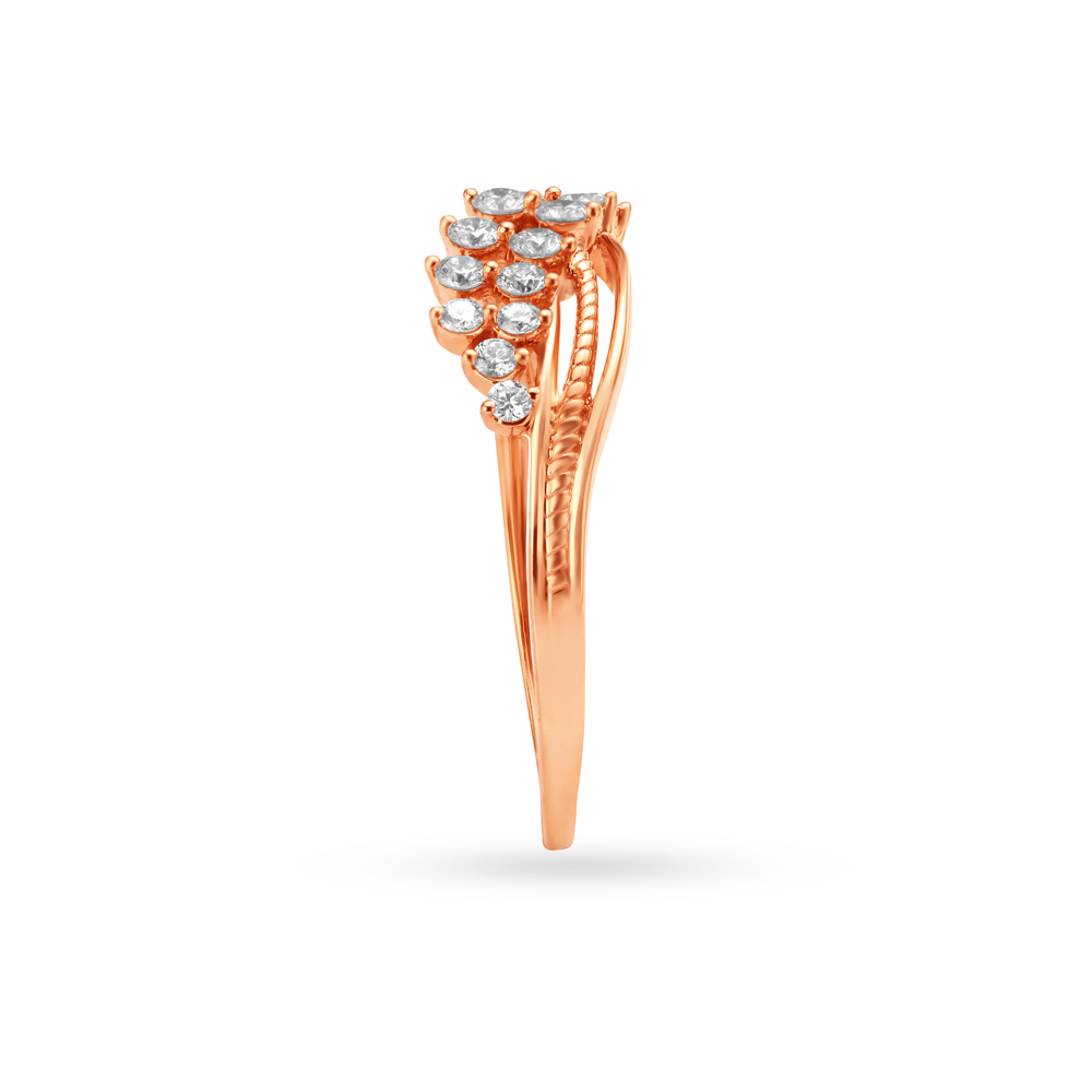 Tantalising Rose Gold Finger Ring,,hi-res image number null