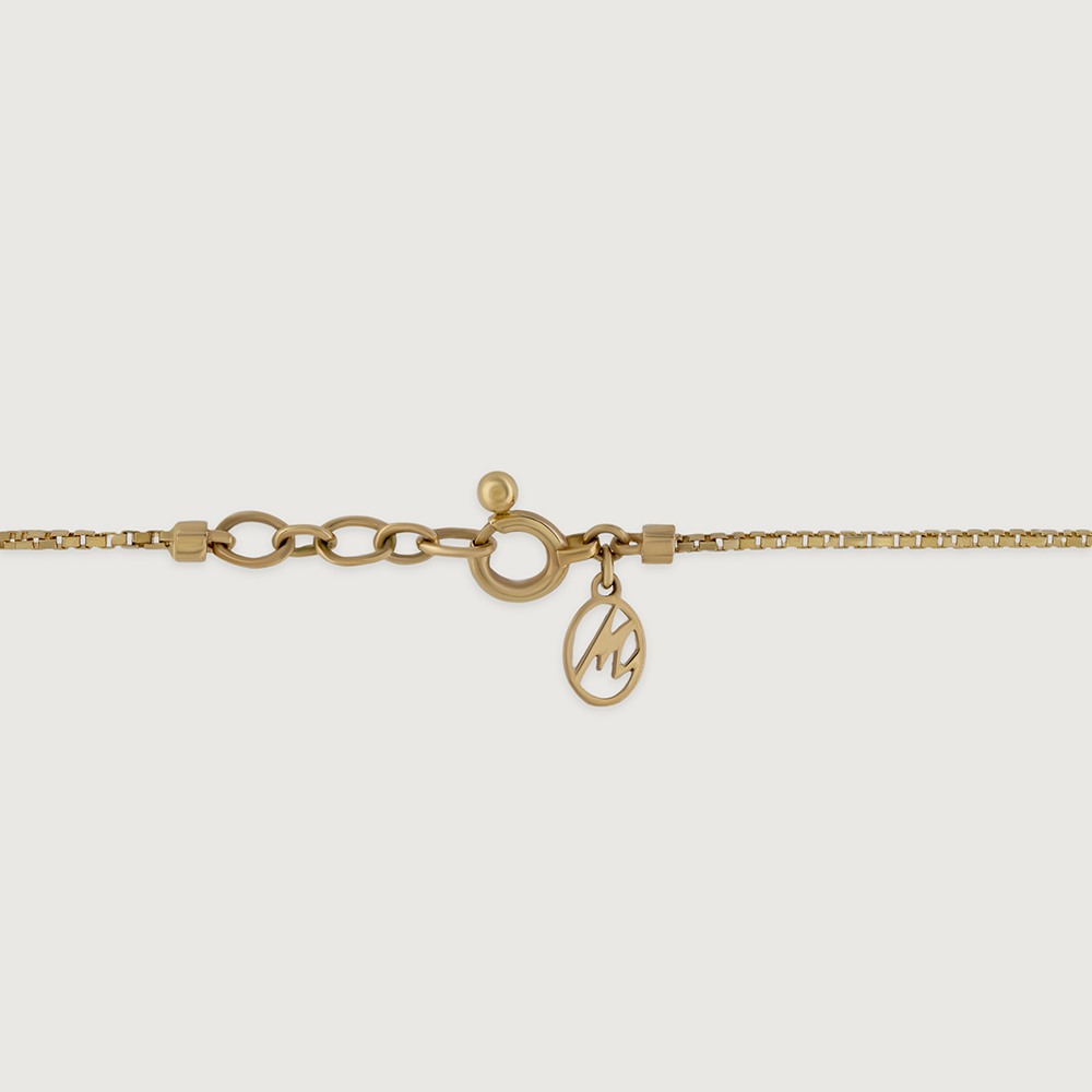Orbital Aura Evil Eye Gold Pendant with Chain,,hi-res image number null