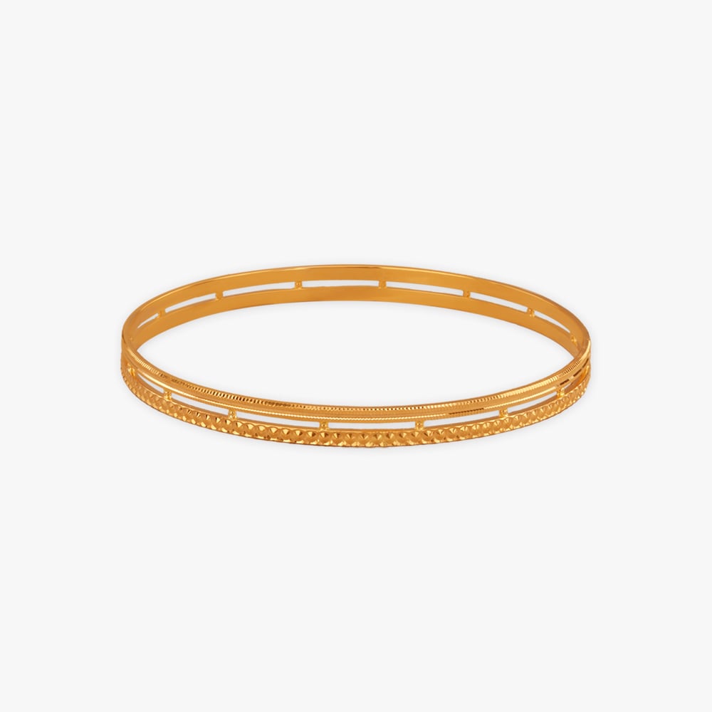 Elegant Fusion Gold Bangles,,hi-res image number null