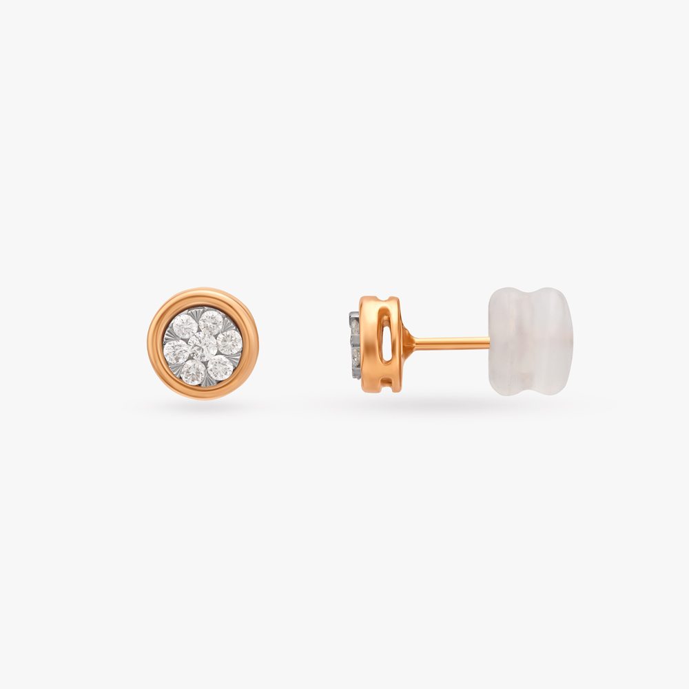 Chic Elegance Diamond Stud Earrings,,hi-res image number null