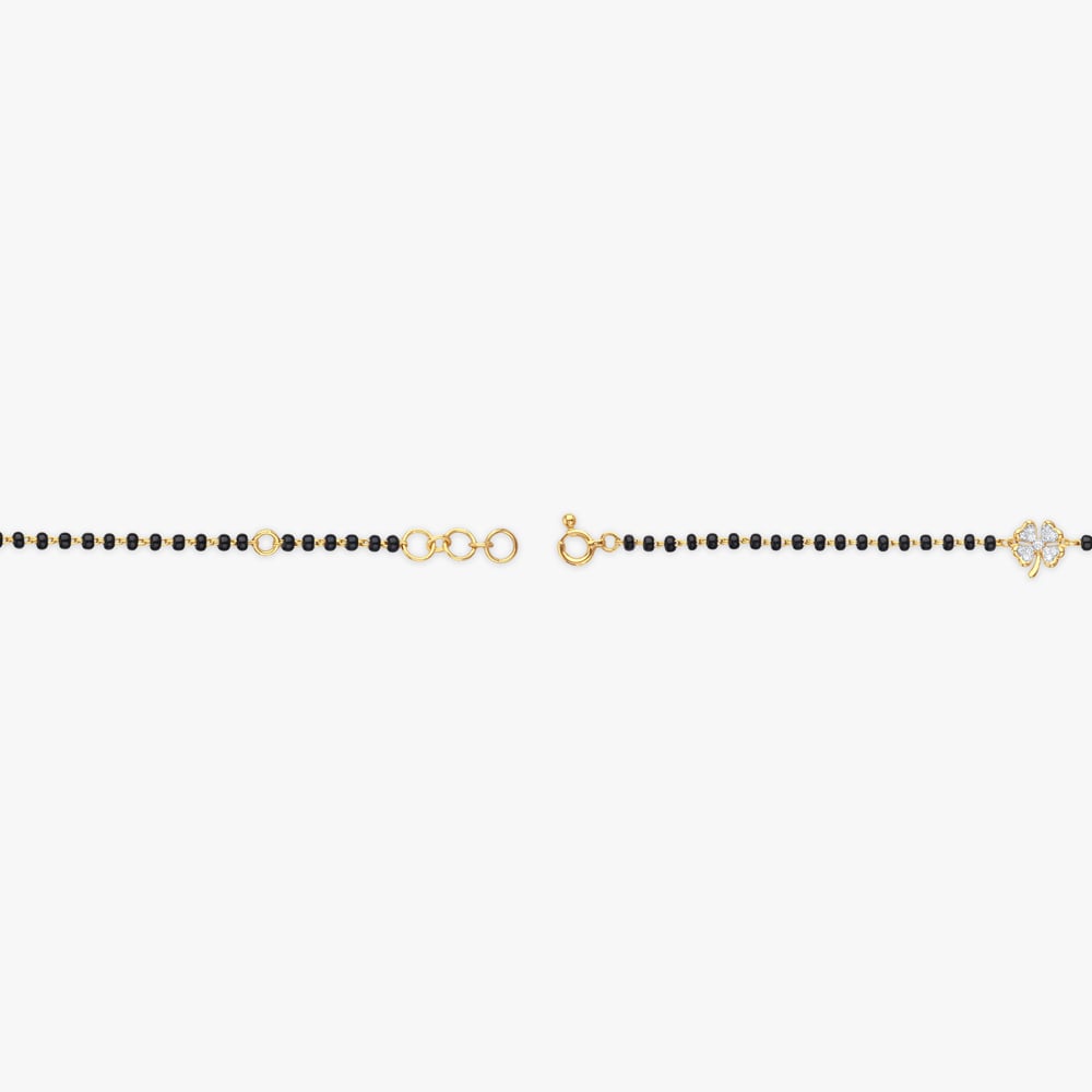 Clover Cuteness Diamond Bracelet for Kids,,hi-res image number null