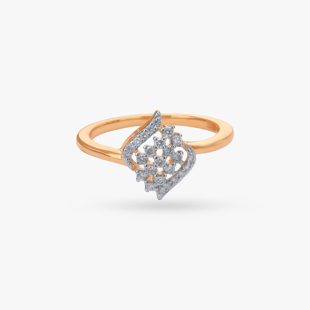 Lattice Spark Diamond Ring,,hi-res image number null