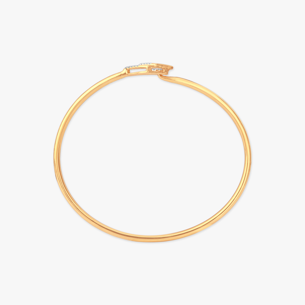 Nested Chevron Diamond Bangle,,hi-res image number null