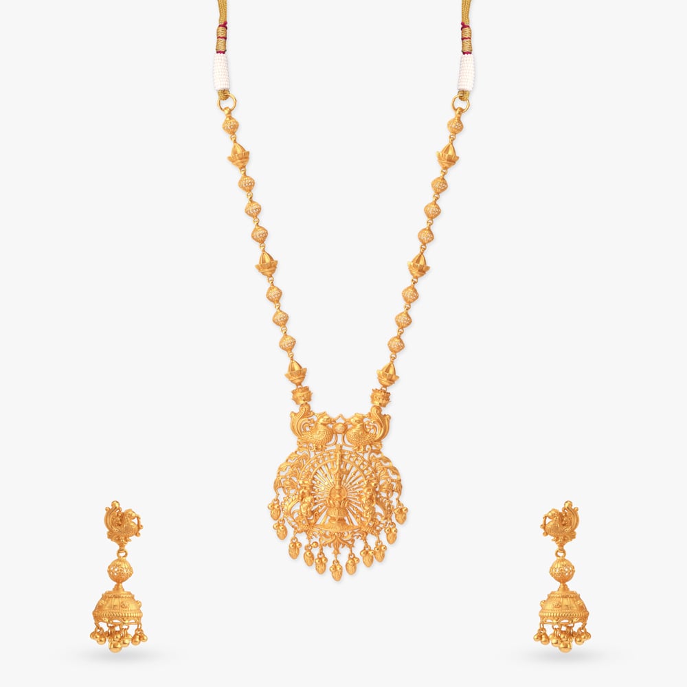 Eternal Light Gold Necklace set,,hi-res image number null